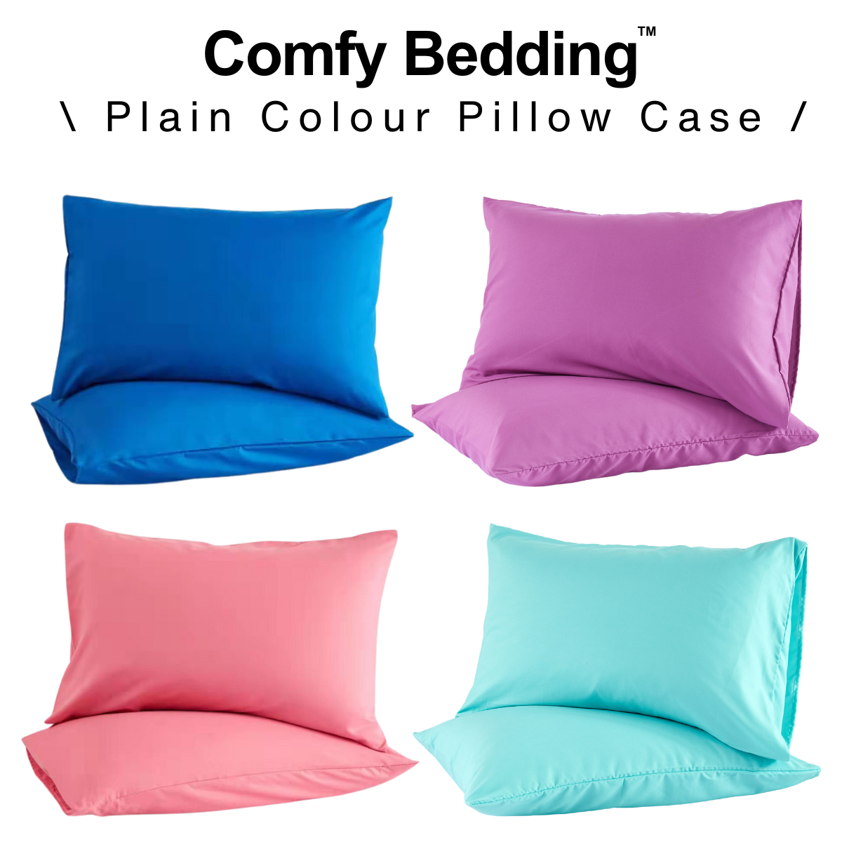 Coloured pillow cases hotsell